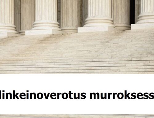 Elinkeinoverotus murroksessa